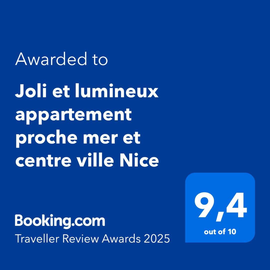 Joli Et Lumineux Appartement Proche Mer Et Centre Ville نيس المظهر الخارجي الصورة